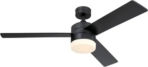Westinghouse 72059 Alta Vista LED Indoor Ceiling Fan 52" Matte Black - Picture 1 of 12