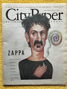Frank Zappa City Paper Magazine Baltimore 1994 - Bild 1 von 9