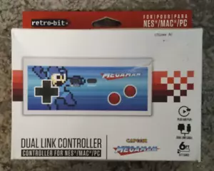 Retro-bit CAPCOM Official Megaman for Nintendo NES USB Dual Link Controller NEW - Picture 1 of 2