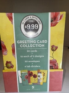 All Occasion Greeting Cards & Envelopes Set (5×7), New In Box, 50 Cards + Box - Picture 1 of 4