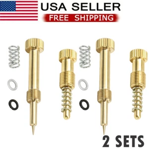 2x Air Fuel Mixture Screw Idle Speed Adjustment Screw/for Mikuni VM22 Carburetor - Picture 1 of 9