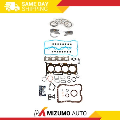 Full Gasket Set Bearings Rings Fit 10-12 Hyundai Santa Fe Kia Optima Rondo 2.4 - Image 1 of 4