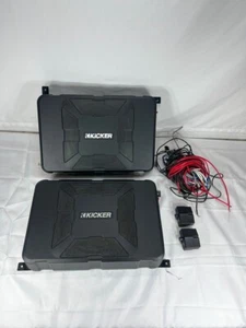 KICKER CAR AUDIO HIDEAWAY 11HS8 8" COMPACT POWERED SUBWOOFER (SDM038855) - Picture 1 of 5