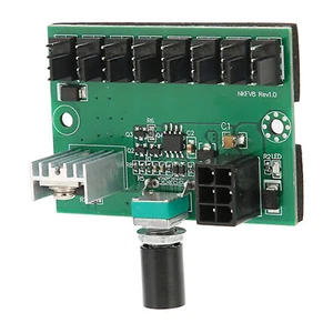 2x 4-pinowy adapter wentylatora 12V 2 Pin 3 Pin 4 Pin 8-drożny 6-pinowy zasilacz wtyczka i pla - Zdjęcie 1 z 22