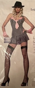 MISS MAFIA HALLOWEEN KOSTÜM X-SMALL 2-TEILIG - Bild 1 von 3