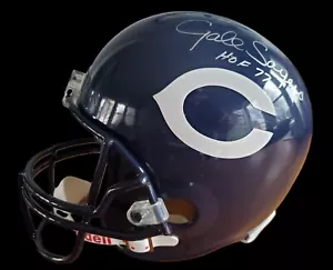 Gale Sayers Chicago Bears - Casco da calcio full size firmato - Foto 1 di 12