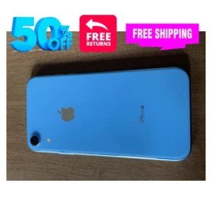 Apple iPhone XR 64GB GSM + CDMA Unlocked Verizon Coral Blue Smartphone - Picture 1 of 9