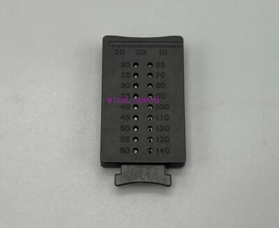 Dental Gutta Percha Points Gauge Cutter Endodontic Root Files Measurement Black - Image 1 of 4