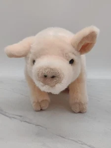 Viahart LLC 12" Stuffed Plush Pink Pig Animal Toy Weighted Bean Bag Bottom - Picture 1 of 10