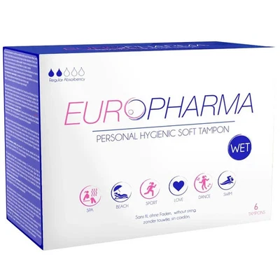 Tampon Hygiénique Europharma - Tampons D'action 6 Unités - Standard EU/CE - Photo 1/4