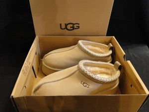 UGG Tasman Mustard Seed Braid Suede Wool Lined Women's Slippers Size 7 Free Ship - Picture 1 of 10