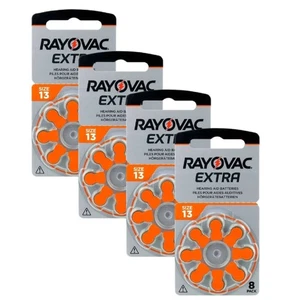 32 RAYOVAC EXTRA GRÖSSE 13 HÖRGERÄTEBATTERIEN HÖRGERÄTEBATTERIEN 8BL PR48 1.45V - Bild 1 von 5