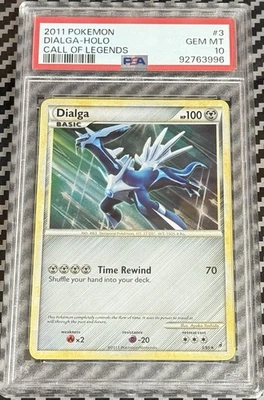 2011 Pokemon Call of Legends # 3 Dialga Holo PSA 10 Card GEM MINT! Rare! Pop 13! - Image 1 of 4