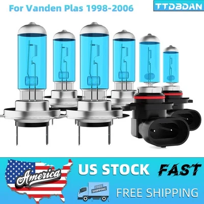 For Jaguar Vanden Plas 1998-2006 High Low Fog Beam Halogen Headlight Bulbs Combo - Image 1 of 4