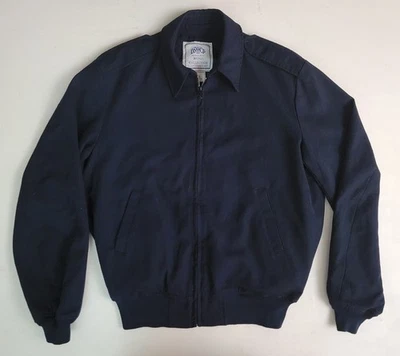 Vintage DSCP Wings Wool Blend Lightweight Military Bomber Harrington Jacket 44 L - Image 1 of 4