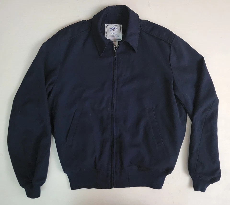 Vintage DSCP Wings Wool Blend Lightweight Military Bomber Harrington Jacket 44 L - Image 1 of 4