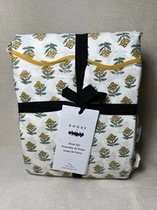 West Elm RHODE Begonia Sheet Set King-Dijon - Picture 1 of 1