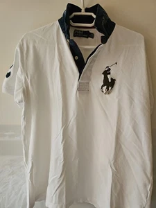 Polo Ralph Lauren Poloshirt – Weiß – Größe XL – Stretch Baumwolle - Bild 1 von 1