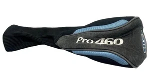 Cubierta de cabeza de calcetín de palo de golf negro gris azul blanco DM Pro 460 #1 etiqueta LEER - Imagen 1 de 6