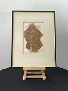 🟡 Edythe Shedden Woodblock Print David Copperfield Charles Dickens #1/2 Signed - Picture 1 of 12