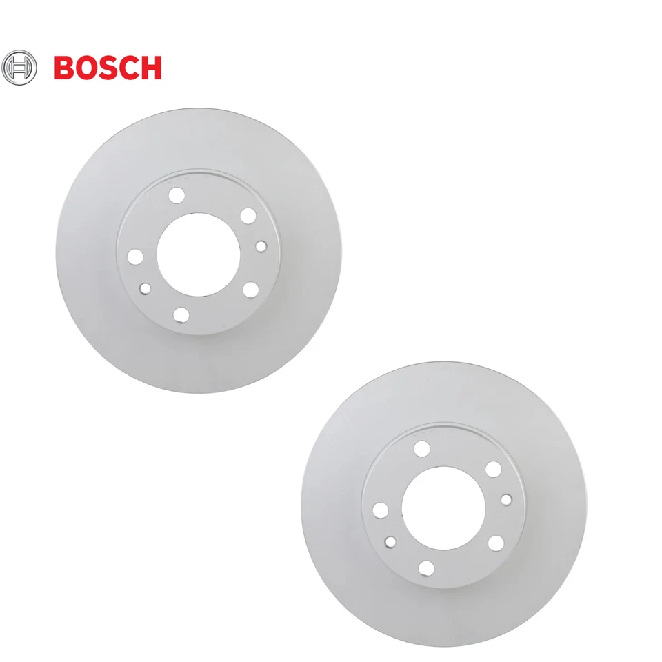 Set of 2 Bosch 15010071 Front Brake Rotor for BMW 528e 524td - Image 1 of 1