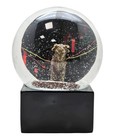 Schneekugel Börse | Glaskugel Bulle & Bär | Sockel schwarz eck | Geschenkidee...
