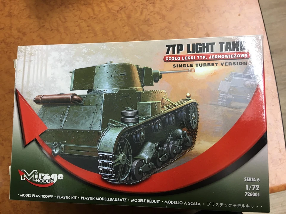 maquette 1/72-mirage - char polonais 7TP , campagne de pologne 39 - Photo 1/1