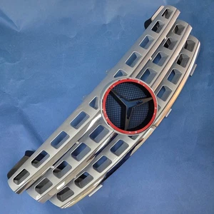 ONE SET OF SILVER FRONT GRILLE FOR 2005-2008 MERCEDES BENZ W164 ML M-CLASS - Picture 1 of 9