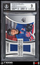 POP 1 Nathan MacKinnon BGS 9+: 2019-20 SP Game Used Showcase Standouts JSY Gisto