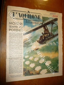 L'AQUILONE SETTIMANALE PER GIOVANI n. 31-32-33 1-15 Agosto 1943 ELICOTTERO - Bild 1 von 6