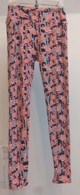 Leggings LuLaRoe Diseño Rosas Talla Única Foto 1 de 4