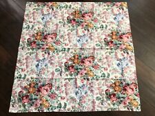 Vintage Ralph Lauren Allison Floral Square Cotton Tablecloth 51x52”