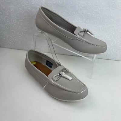 Nautica Aryann Lt. Grey, Silver Hardware Tassel Loafers New Size 9 Women’s - Image 1 of 4
