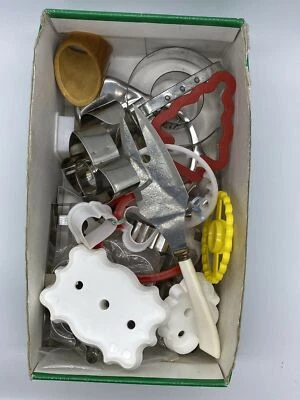  Bundle of 30 Various Baking Equipment and Metal & Plastic Cookie Cutters  - Image 1 of 4