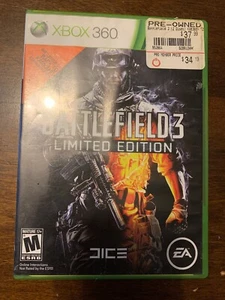 BATTLEFIELD 3 LIMITED EDITION - XBOX 360 - MISSING MANUAL - FREE S/H -(B16A) - Picture 1 of 1