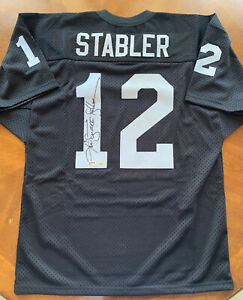 Ken Stabler Signed Oakland Raiders Custom Jersey Snake Inscription TRISTAR COA