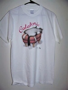Catatonic T-Shirt Short Sleeve  100% Cotton Preshrunk Heavyweight  (852) - Picture 1 of 2
