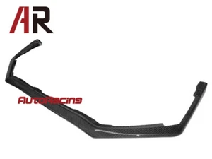 STI style Carbon Fiber Front Bumper Lip Spoiler Fit For Subaru 2015-2017 WRX CF - Picture 1 of 2