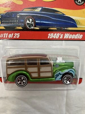 Hot Wheels Classics 1940s Woodie Series 1 H7076 Green 11/25 - Image 1 of 4