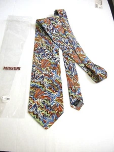 RARE MISSONI  NUOVA NEW SETA SILK VINTAGE 90 ORIGINALE  MADE IN ITALY - Picture 1 of 4