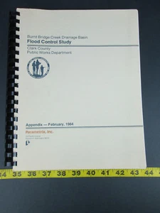 Burnt Bridge Creek Drainage Basin Flood Control Study Appendix Febraury 1984 L - Picture 1 of 12
