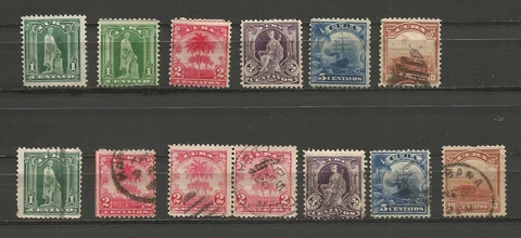 US possessions 1899 Sc 227-231 mint-used 1cuba MH-MNG-U Cover