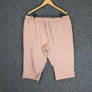 Virtuelle Taking Shape Womens Pants Plus Size 20 Pink Cropped Pockets Stretch - Picture 1 of 9