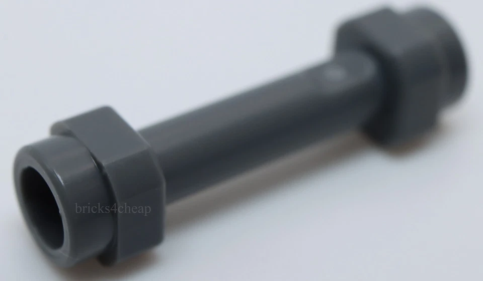 Lego 2x Dark Bluish Gray Minifig Weapon Hilt Smooth Extended - Image 1 of 1