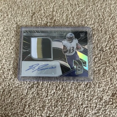 2020 Panini Spectra Devin Duvernay ROOKIE PATCH AUTO🔥🔥 55/75  - Image 1 of 3