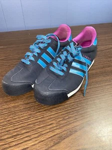 Adidas Samoa G67456 schwarz türkis blau und lila/rosa – DAMENGRÖSSE 9 - Bild 1 von 16