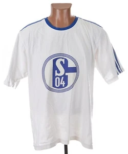 SCHALKE 04 DEUTSCHLAND 1998/1999 FUSSBALL BAUMWOLLE T-SHIRT ADIDAS GRÖSSE L ERWACHSENE - Bild 1 von 8