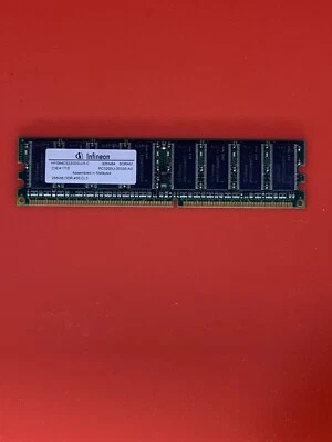 PC3200U-30330-A0 Infineon 256MB DDR SDRAM Memory Card - Image 1 of 2