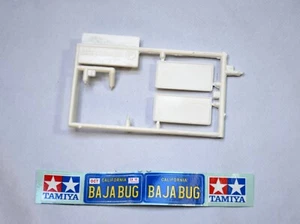 NEW ORIGINAL Tamiya 58452 Sand Scorcher 2010 - LICENCE PLATES With DECALS - Picture 1 of 5
