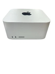Apple Mac Studio Mini (512GB SSD, Apple M Max 1 Gen, 32GB RAM) Silver - MJMV3BA - Bild 1 von 6